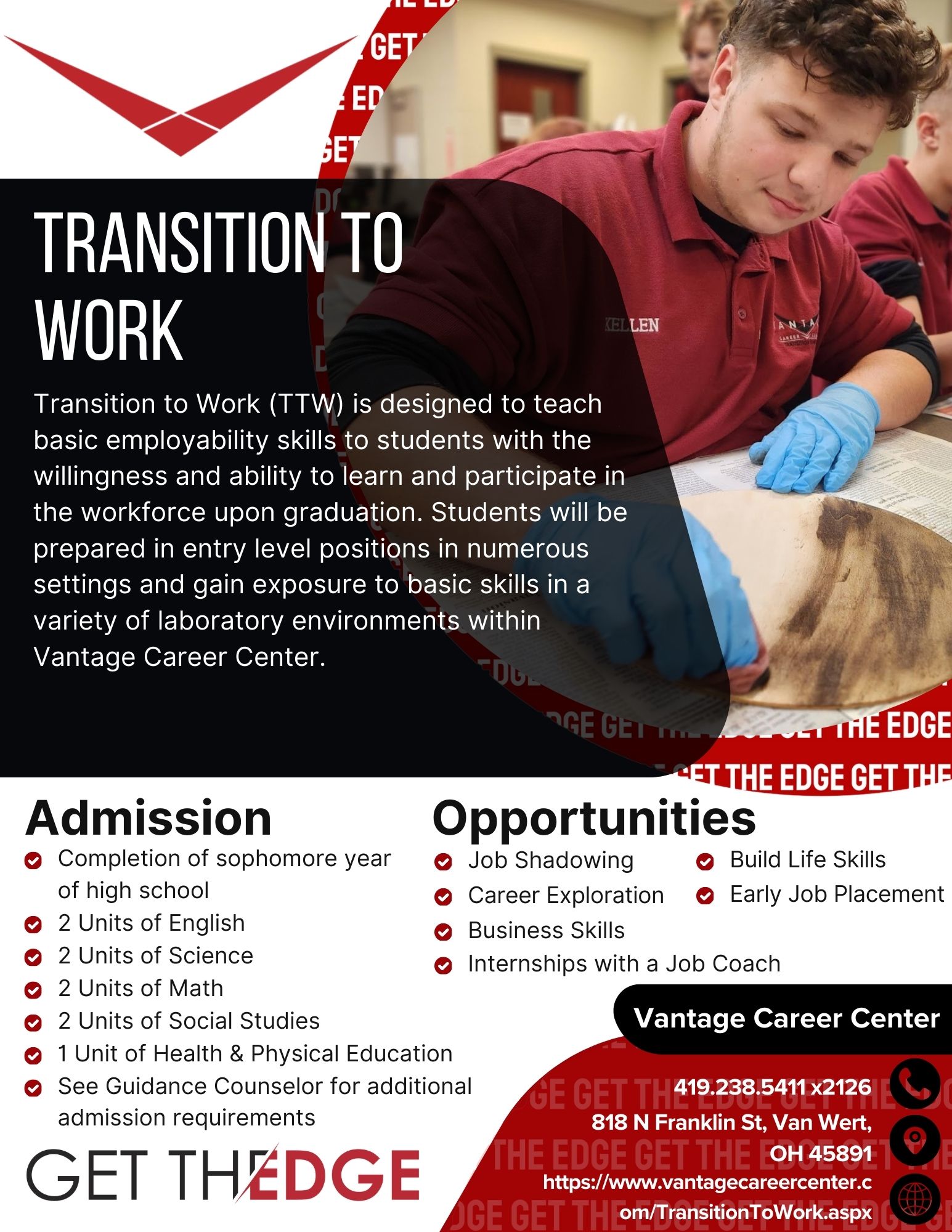 Transition to Work Flyer